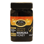 Pure Gold Manuka Honey 300+ mg/kg 500g